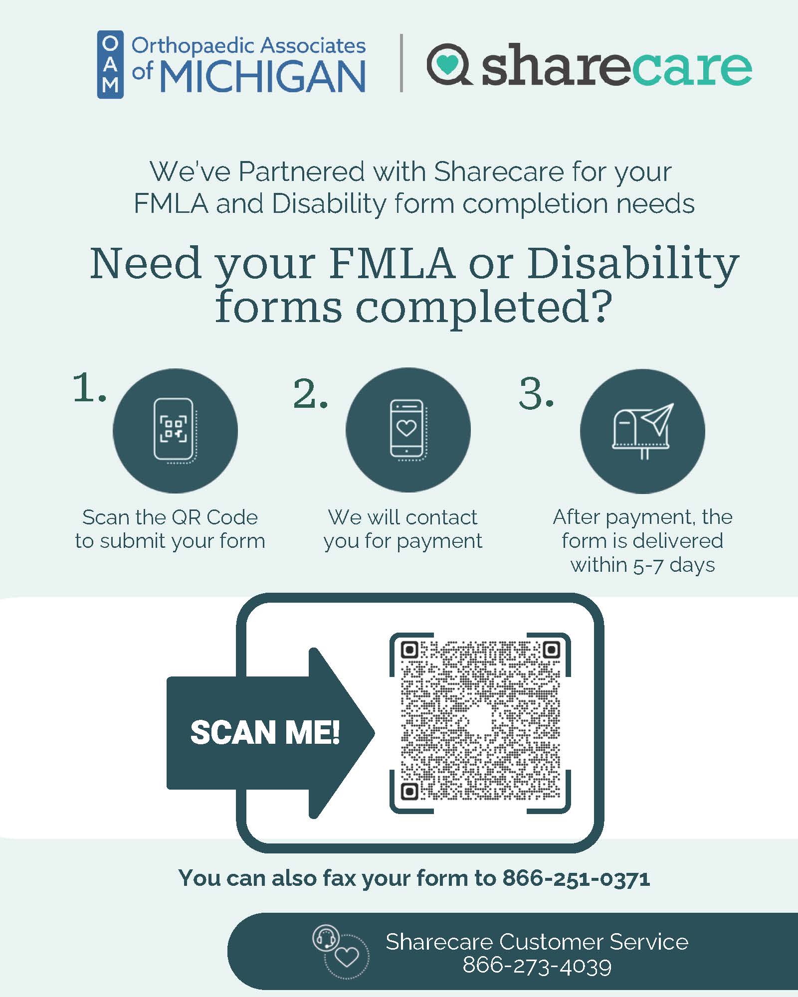 Sharecare Disability Forms Qr Code